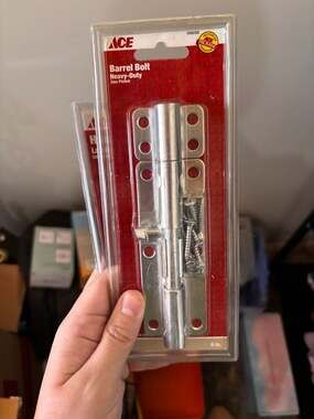 Ace 6 in. Heavy-Duty Zinc-Plated Barrel Bolt